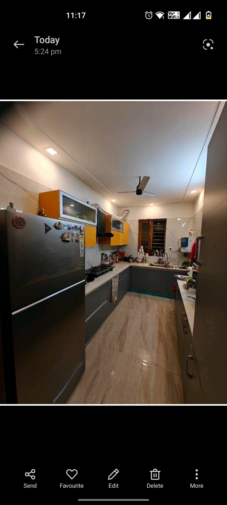 Kitchen, bptp-park-81 4 Bedroom 1500 Sq.Ft. Builder Floor In Sector 81 Faridabad 9493411