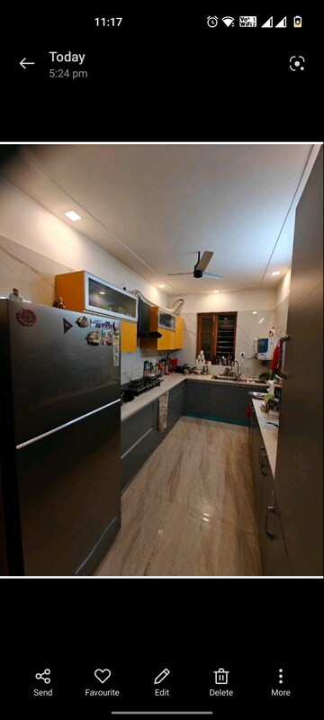 Kitchen in 4 BHK Builder Floor at BPTP Park 81, Sector 81 – for Rent