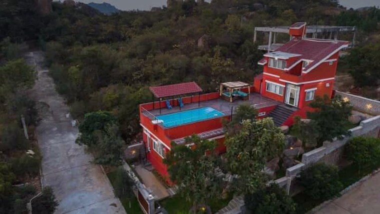 Exterior View, forest-ridge 5 Bedroom 3920 Sq.Ft. Villa In Shamirpet Hyderabad 9493454