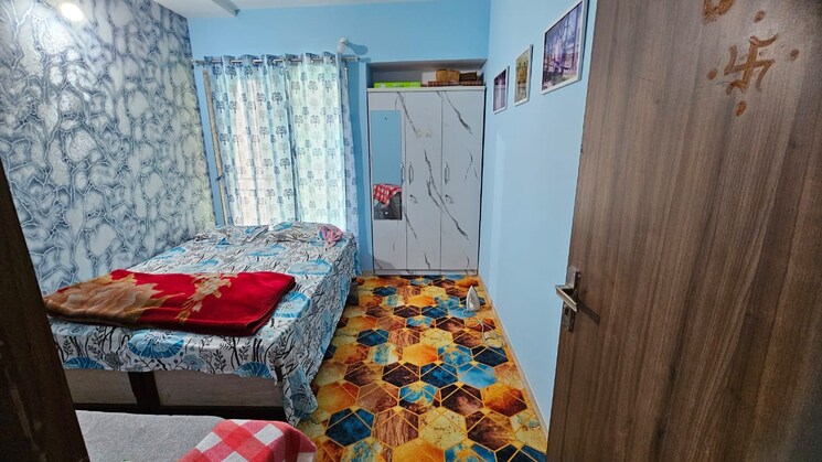 Bedroom, blue-scapes 2 Bedroom 1050 Sq.Ft. Apartment In Anand Nagar Pune 9493474