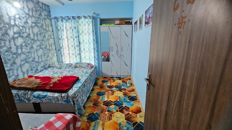 Bedroom, blue-scapes 2 Bedroom 1050 Sq.Ft. Apartment In Anand Nagar Pune 9493474