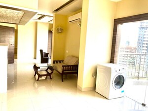 Living Room in 4 BHK Apartment at Krypton Tower, Prabhadevi – for Rent