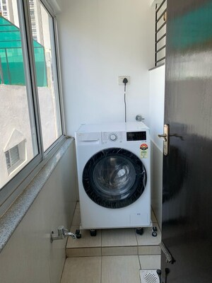 Bathroom in 3 BHK Apartment at Adyar – for Rent