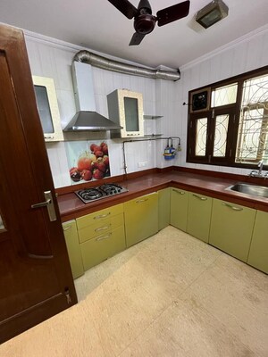 Kitchen in 3 BHK Builder Floor at Chittaranjan Park – for Rent