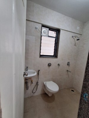 Bathroom in 2 BHK Apartment at BG Shirke Monte Verita, Borivali East – for Rent
