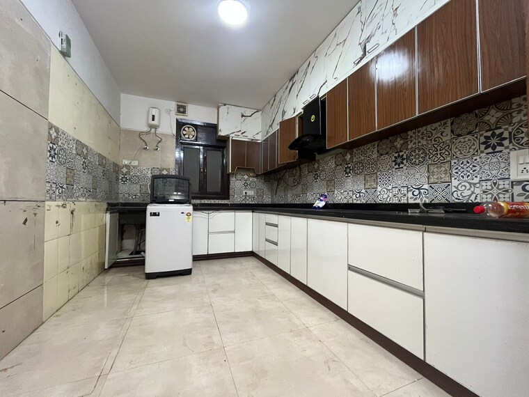 Kitchen, chattarpur 3 Bedroom 1560 Sq.Ft. Builder Floor In Chattarpur Delhi 9493613
