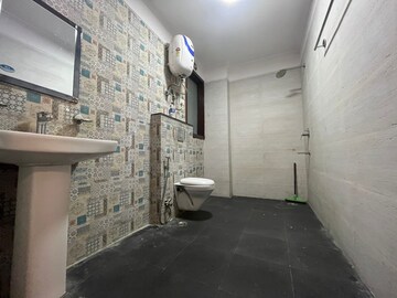 Bathroom in 3 BHK Builder Floor at Chattarpur – for Rent