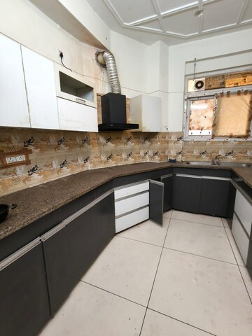 Kitchen in 3 BHK Builder Floor at Dhakoli – for Rent