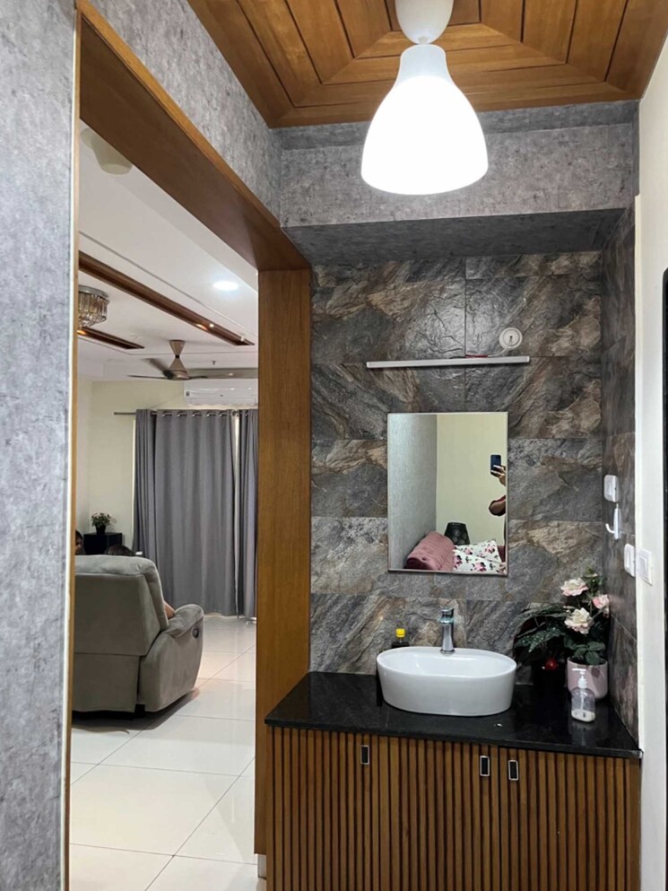Bathroom, my-home-krishe 3 Bedroom 1740 Sq.Ft. Apartment In Financial District Hyderabad 9493661