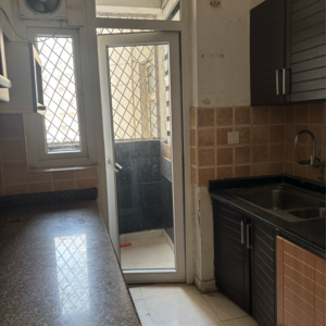 Kitchen in 3 BHK Apartment at Amrapali Eden Park, Sector 51 – for Rent