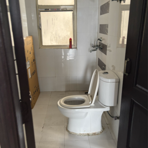 Bathroom in 3 BHK Apartment at Amrapali Eden Park, Sector 51 – for Rent