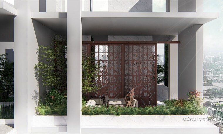 Balcony, rustomjee-crown 3 Bedroom 1350 Sq.Ft. Apartment In Prabhadevi Mumbai 9493726