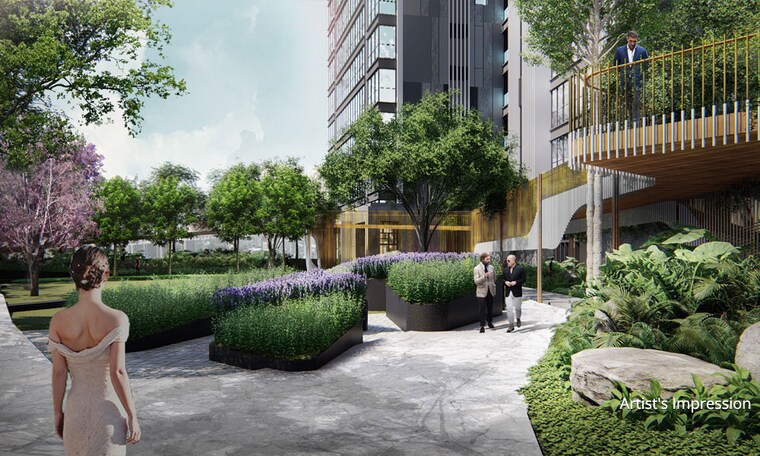 Garden, rustomjee-crown 3 Bedroom 1350 Sq.Ft. Apartment In Prabhadevi Mumbai 9493726