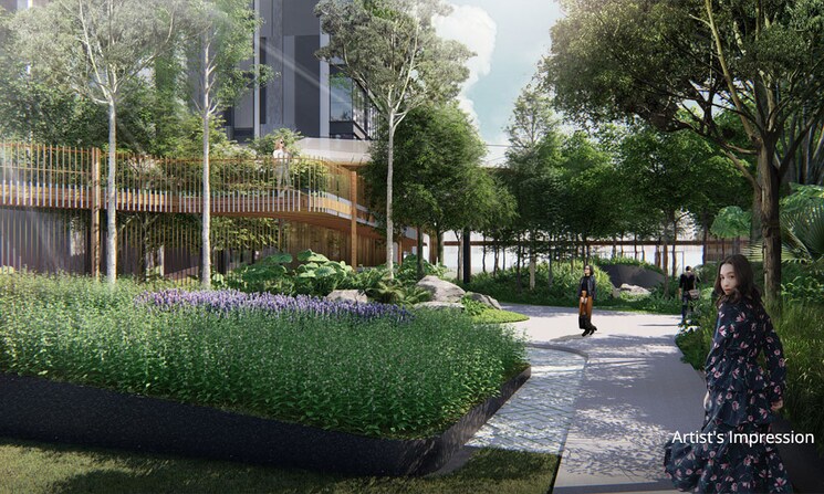 Garden, rustomjee-crown 4 Bedroom 1700 Sq.Ft. Apartment In Prabhadevi Mumbai 9493731