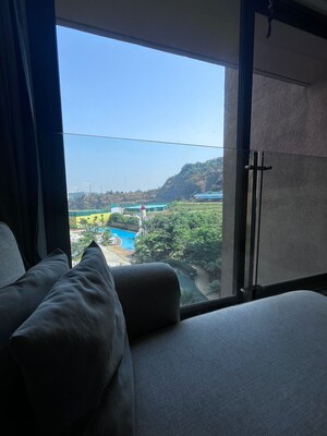 Living Room in 2 BHK Apartment at Kanakia Silicon Valley, Powai – for Rent