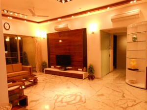 Living Room in 4 BHK Apartment at Lodha Bellissimo, Mahalaxmi – for Sale