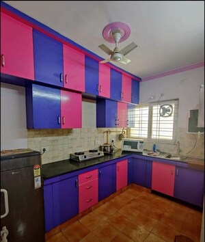 Kitchen in 2 BHK Apartment at Saraswati Apartments, Gomti Nagar – for Rent