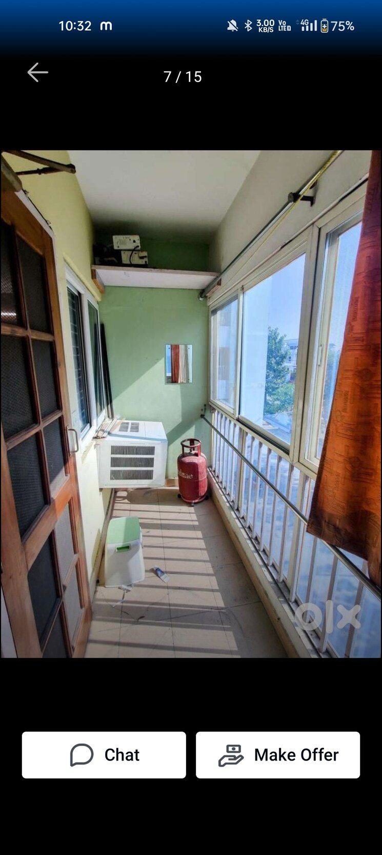 Balcony, saraswati-apartments 2 Bedroom 1580 Sq.Ft. Apartment In Gomti Nagar Lucknow 9493890