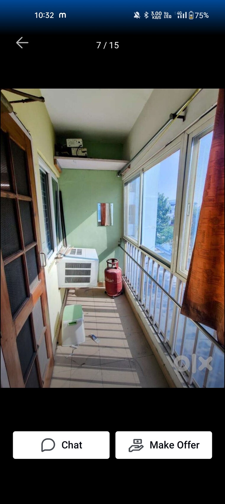 Balcony, saraswati-apartments 2 Bedroom 1580 Sq.Ft. Apartment In Gomti Nagar Lucknow 9493890