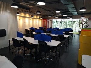 Team Area in  Office Space at Real Tech Park, Vashi Sector 30a – for Rent