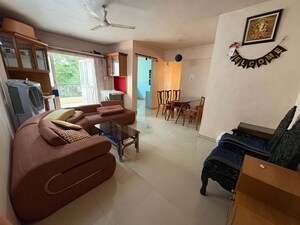 Living Room in 2 BHK Apartment at Siddheshwar Nagar CHS, Tingre Nagar – for Rent