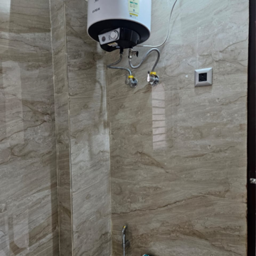 Bathroom in 1 BHK Builder Floor at Chattarpur – for Rent