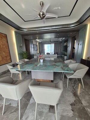 Dining area in 4 BHK Apartment at Worli – for Rent