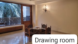 Living Room in 1 BHK Builder Floor at Nizamuddin East – for Rent