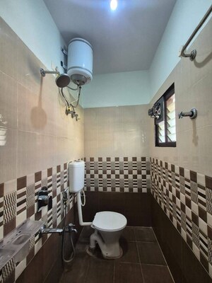 Bathroom in 1 BHK Apartment at Agarwal Exotica, Vasai East – for Rent