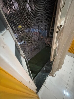 Balcony in 2 BHK Apartment at Golds Green Apartment, Andheri West – for Rent