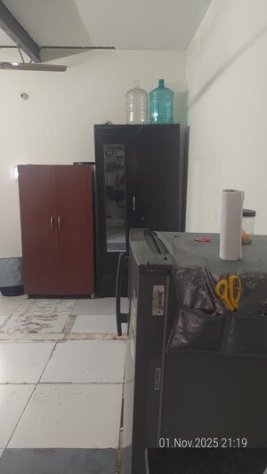 Living Room in 1.5 BHK Builder Floor at RWA Apartments Sector 19, Sector 19 – for Rent