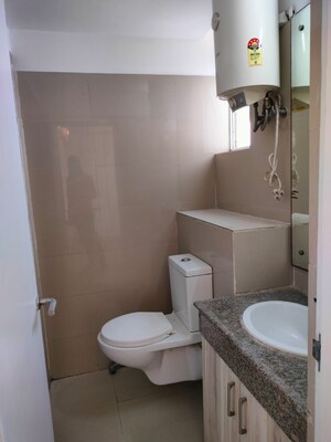 Bathroom in 3 BHK Apartment at Pioneer Park Phase 1, Sector 61 – for Rent
