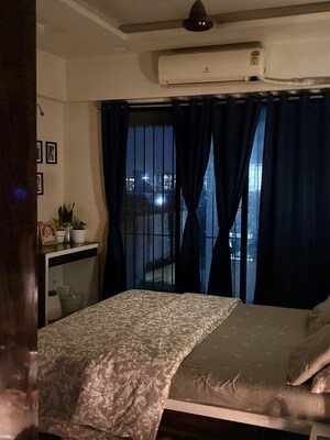 Bedroom in 1 BHK Apartment at Agarwal Exotica, Vasai East – for Rent