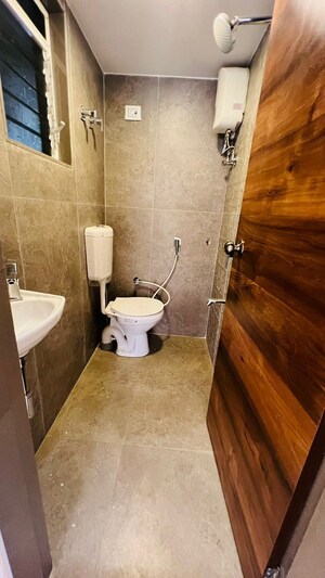 Bathroom in 1 BHK Apartment at Aarav Subhash Residency, Titwala – for Sale