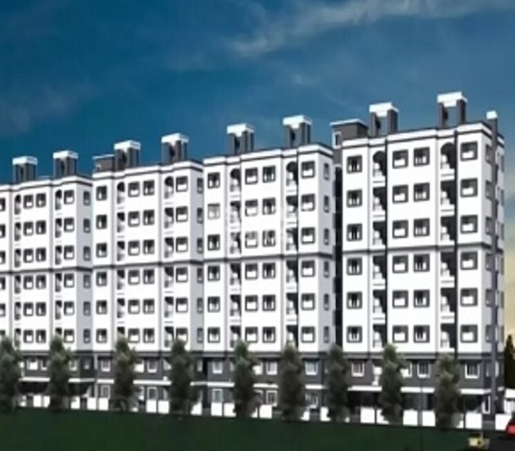 Exterior View, modi-palm-springs-phase-i 3 Bedroom 1910 Sq.Ft. Apartment In Kompally Hyderabad 9494666