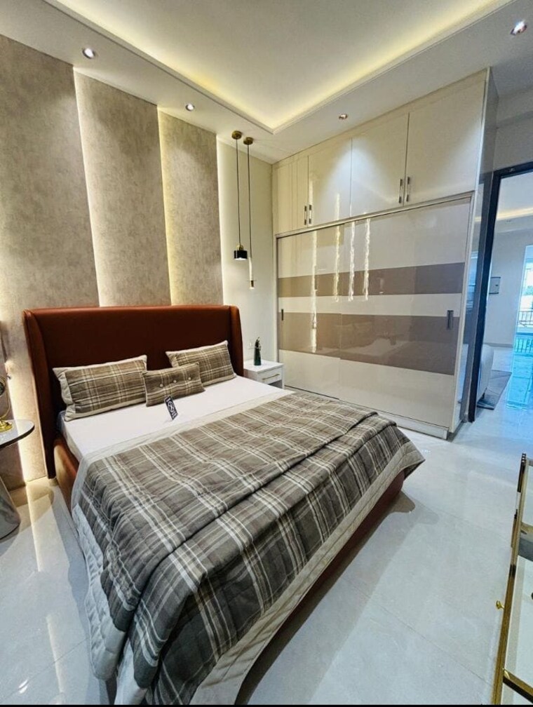 Bedroom, pinnacle-aeren-homes 3 Bedroom 1680 Sq.Ft. Apartment In Pir Machalla Zirakpur 9494643