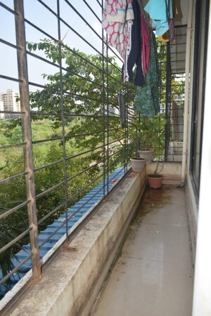 Balcony in 2 BHK Apartment at Rukmini Garden, Titwala – for Sale