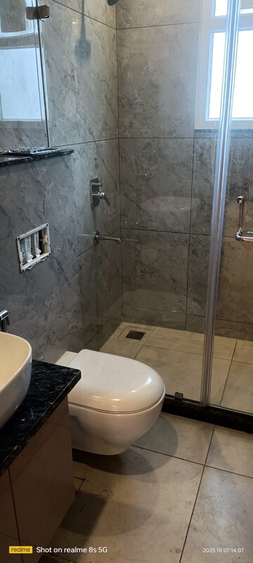 Bathroom in 3.5 BHK Builder Floor at Raj One Good Earth, Sector 71 – for Sale