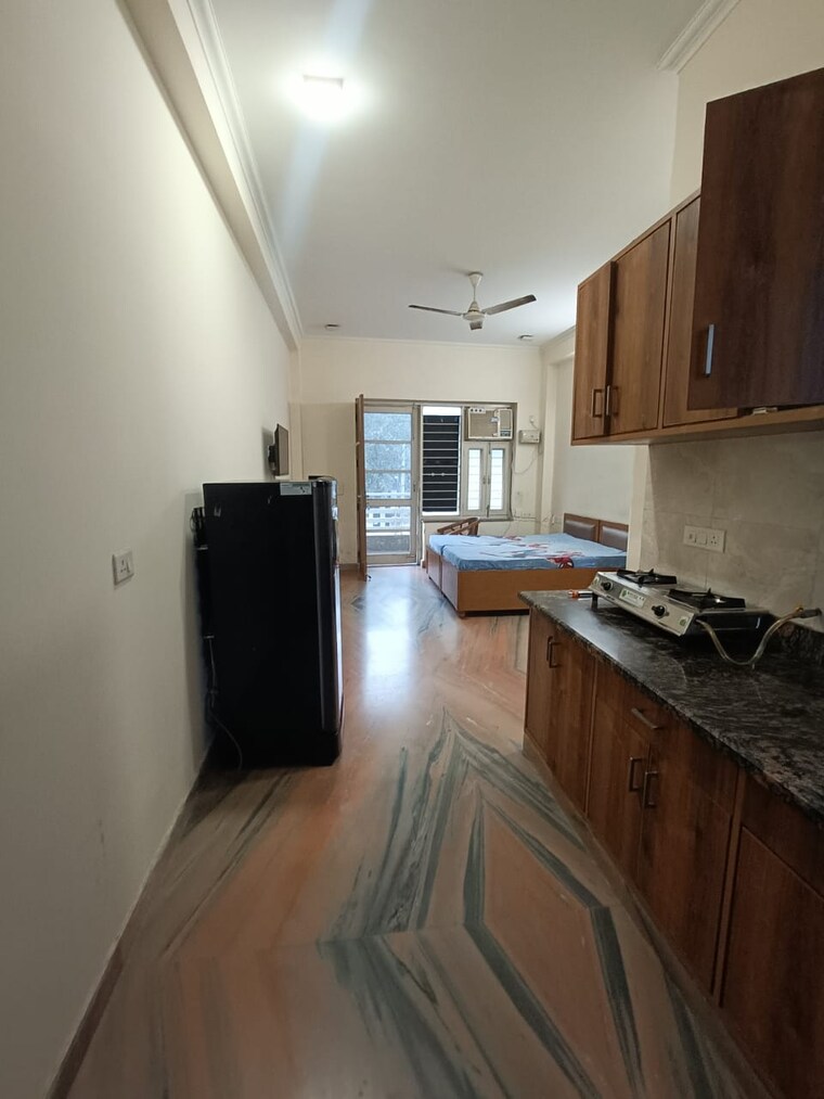 Kitchen, sector 15 1 RK 500 Sq.Ft. Builder Floor In Sector 15 Gurgaon 9494786