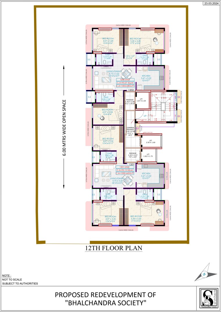 Floor Plan, natu-9-bhalchandra 2 Bedroom 582 Sq.Ft. Apartment In Dadar East Mumbai 9494875