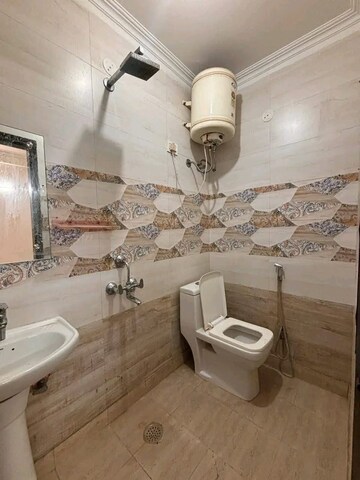 Bathroom in 2 BHK Builder Floor at Saket – for Rent