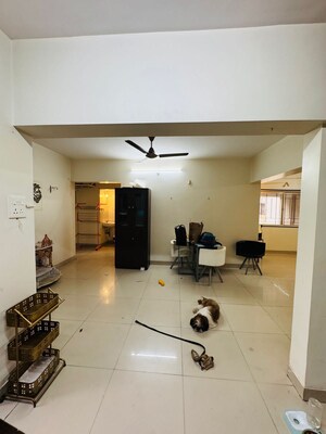 Living Room in 2.5 BHK Apartment at B.U.Bhandari Everglade, Kharadi – for Rent