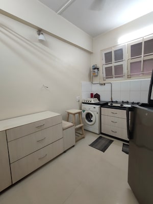 Kitchen in 1 BHK Apartment at Prabhadevi – for Rent