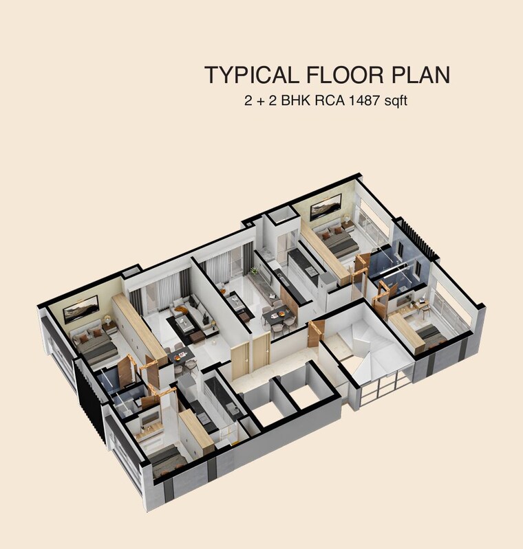 Master Plan, bluestone-tulsi-heritage 1 Bedroom 499 Sq.Ft. Apartment In Dadar East Mumbai 9495077