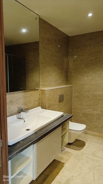 Bathroom in 3 BHK Apartment at Ambience Tiverton, Sector 50 – for Rent