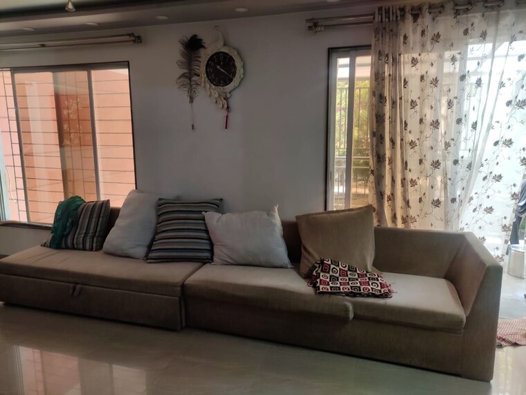 Living Room, treasure-society 2 Bedroom 950 Sq.Ft. Apartment In Pimple Gurav Pune 9442949
