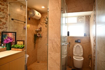 Bathroom in 4 BHK Villa at Inner Spaces Meadow In The Sun, Hosa Road – for Rent