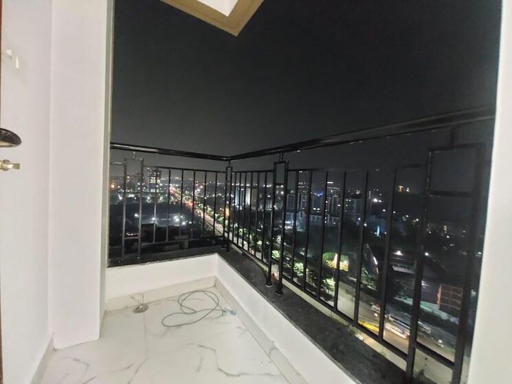 Balcony, kundan-plaza 3 Bedroom 1230 Sq.Ft. Apartment In Chinar Park Kolkata 9495356