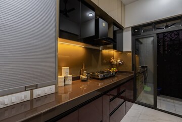 Kitchen in 3 BHK Apartment at Ghodbunder Road – for Rent
