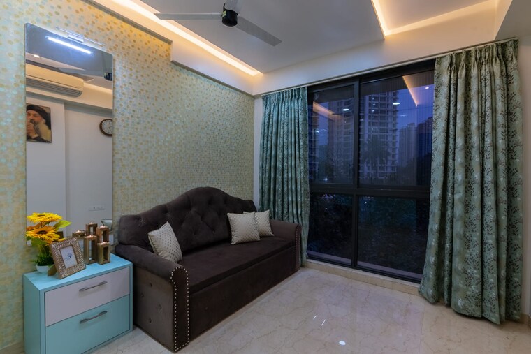 Living Room, ghodbunder road 3 Bedroom 950 Sq.Ft. Apartment In Ghodbunder Road Thane 9495358